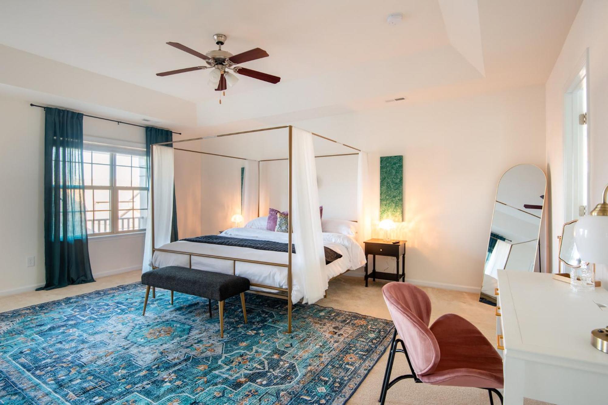 夏洛特Near Clt Airport - 4Bd - Backyard - Balcony别墅 外观 照片