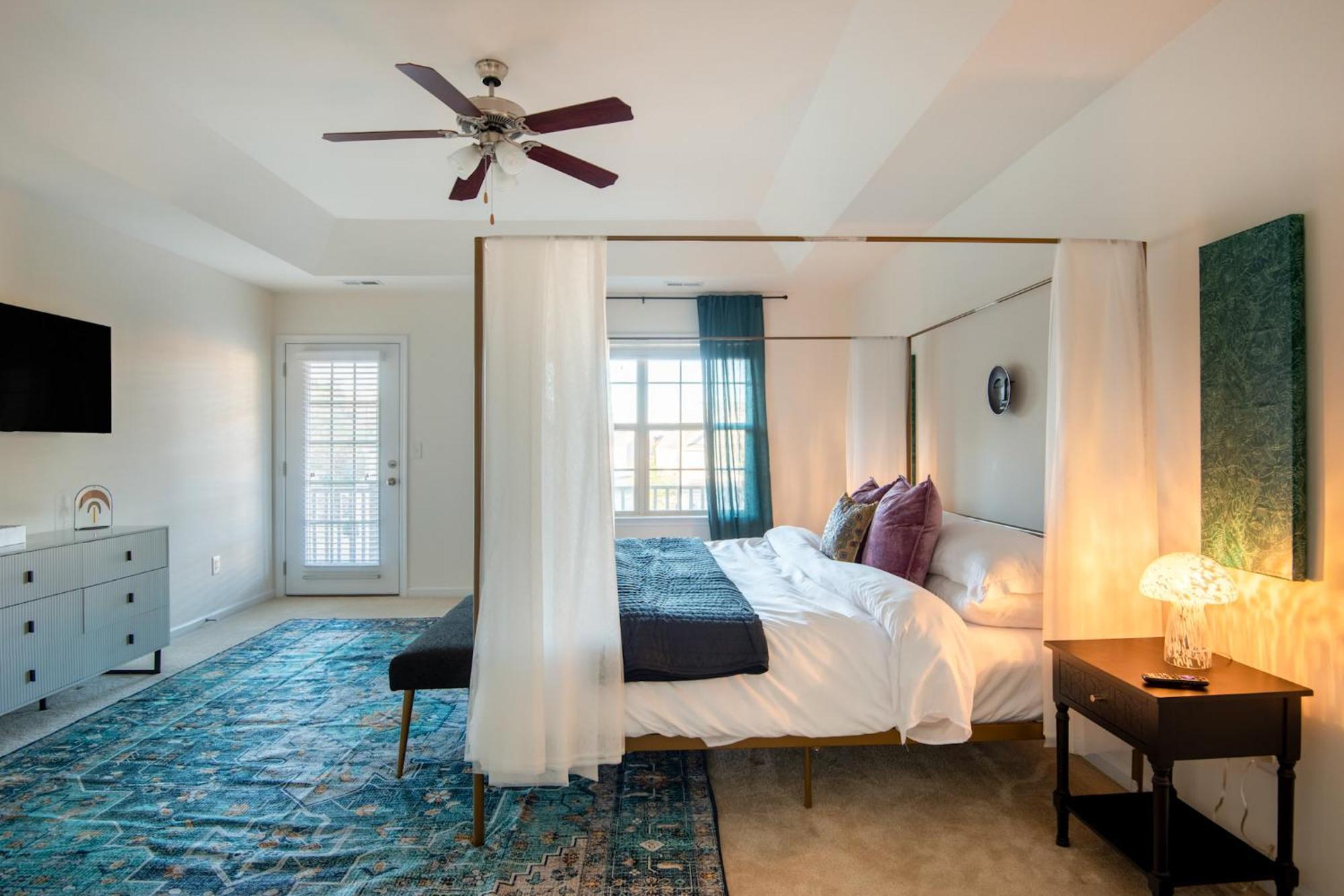夏洛特Near Clt Airport - 4Bd - Backyard - Balcony别墅 外观 照片