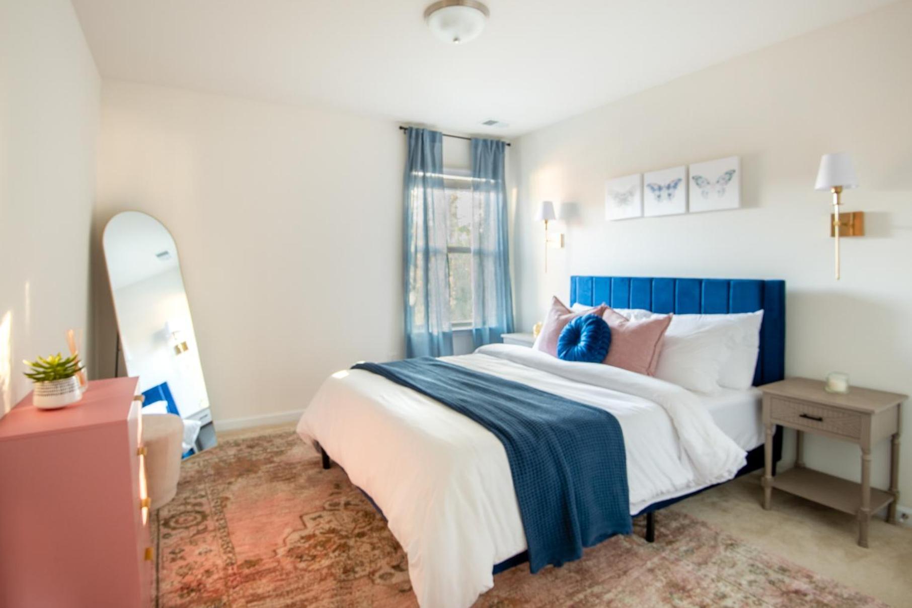 夏洛特Near Clt Airport - 4Bd - Backyard - Balcony别墅 外观 照片